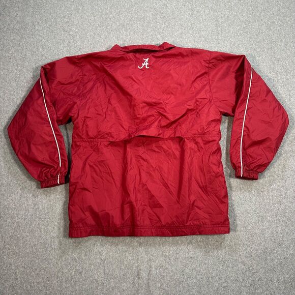 Alabama Crimson Tide Red Oak Sportswear 1/4 Zip Pullover Windbreaker Size Large - Picture 7 of 7
